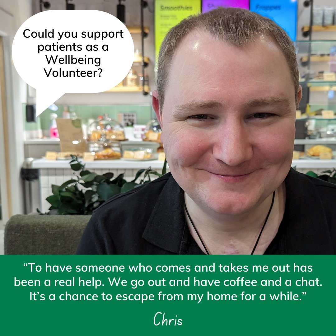 For people like Chris who are living with a terminal illness, a Wellbeing Volunteer can in his words, 'be a game changer', offering connection and a break from home. 🧡 Could you be there for someone like Chris when it matters most? View our vacancy: loom.ly/Xy87wxw