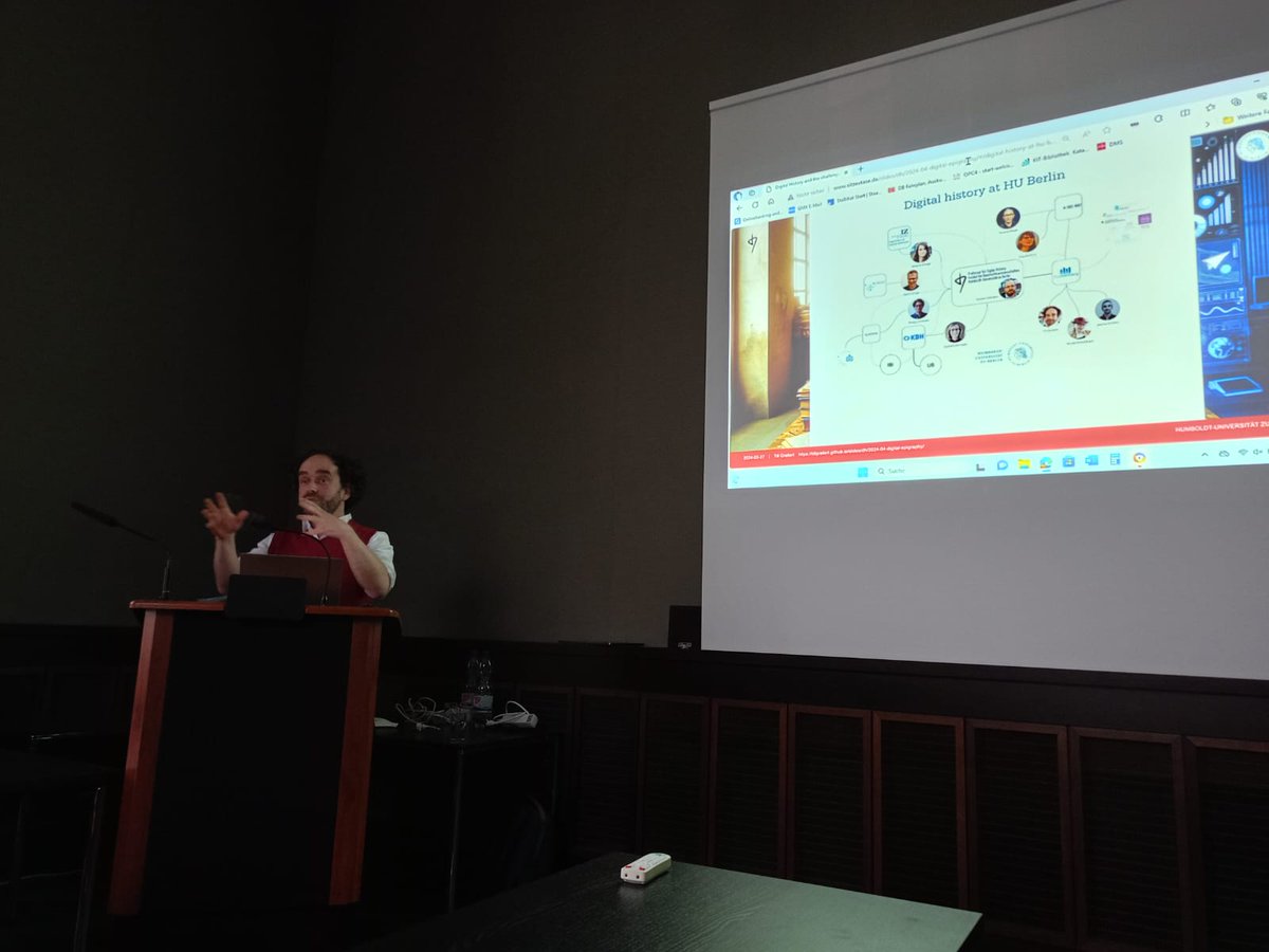 Epigraphy.info (@epigraphy_info) on Twitter photo We close the day with Till Grallert (<a href="/HumboldtUni/">Humboldt-Universität zu Berlin</a>) talking of Digital History and the challenges of Data Culture at Humboldt-Universität zu Berlin
#DigitalEpigraphy (although not by an epigraphist 😉🥰) #8epi We close the day with Till Grallert (<a href="/HumboldtUni/">Humboldt-Universität zu Berlin</a>) talking of Digital History and the challenges of Data Culture at Humboldt-Universität zu Berlin
#DigitalEpigraphy (although not by an epigraphist 😉🥰) #8epi