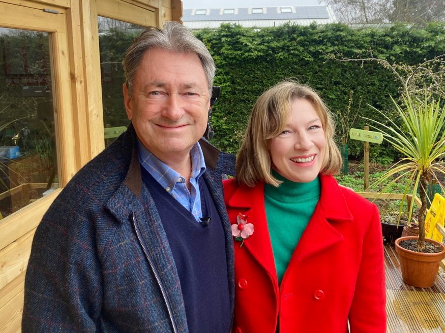 So lovely to meet Alan Titchmarsh today, and the first thing he said to me.. “I held Harry Gration in the fondest regard” ❤️ @GrationHarry