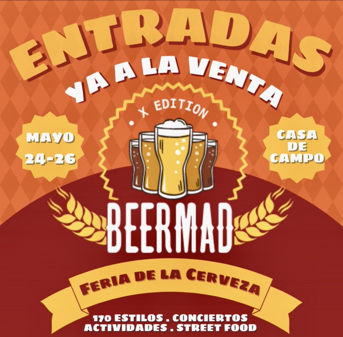 @brewdoges la cerveza
artesana de Ellon (Escocia) nos acompañará en la X de #beermad del 24 al 26 de mayo

#beermad24 #beermad2024 #cervezaartesanal
#birraartesanal #madrid #ociomadrid
#planesmadrid #somoscerveceros #beer #craftbeer