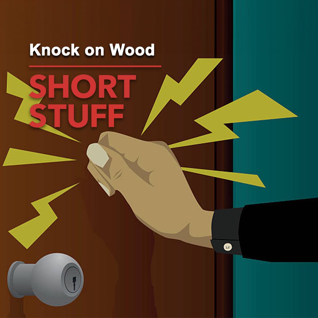 What's the deal with knocking on wood? It's an action one takes to ensure good luck. Which doesn't exist. Yet we do it. Humans are funny that way. omny.fm/shows/stuff-yo…