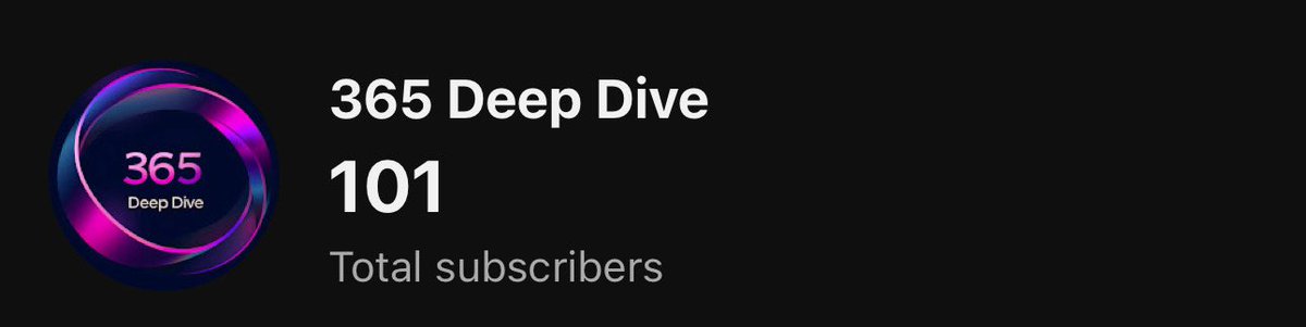 365 Deep Dive tweet media