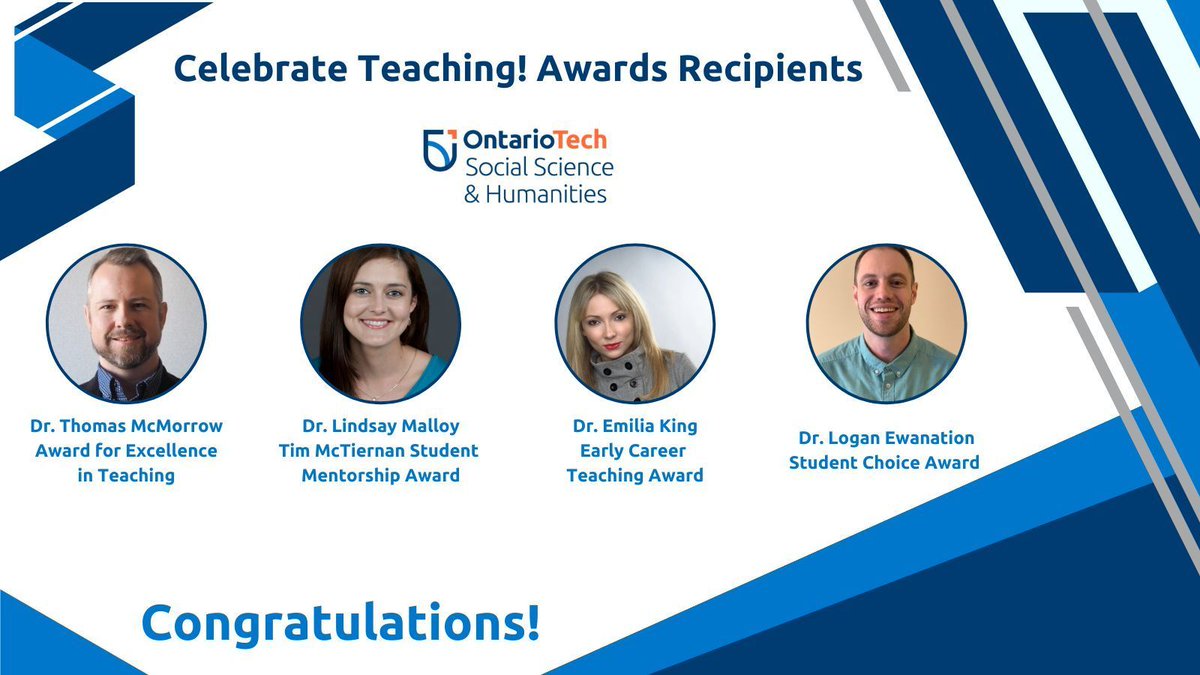 It was almost a FSSH sweep of the @OT_TLC Celebrate Teaching! Awards. Congratulations to these faculty members who exemplify excellence in teaching, innovation and mentorship. Find the award descriptions here: buff.ly/4ajJrHk