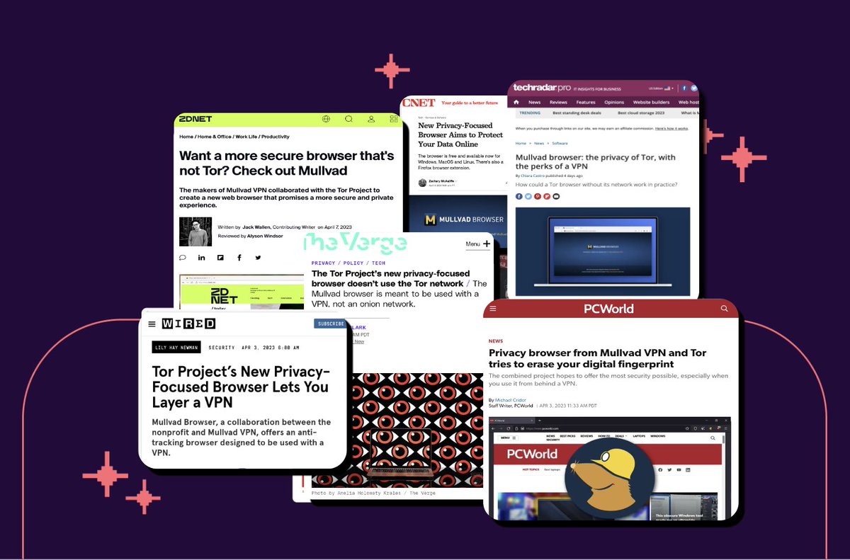 Can you believe it's been a year since the launch of Mullvad Browser in partnership with our friends at @mullvadnet ? 🏆🔏 Repeatedly ranked among the top privacy-preserving browsers.