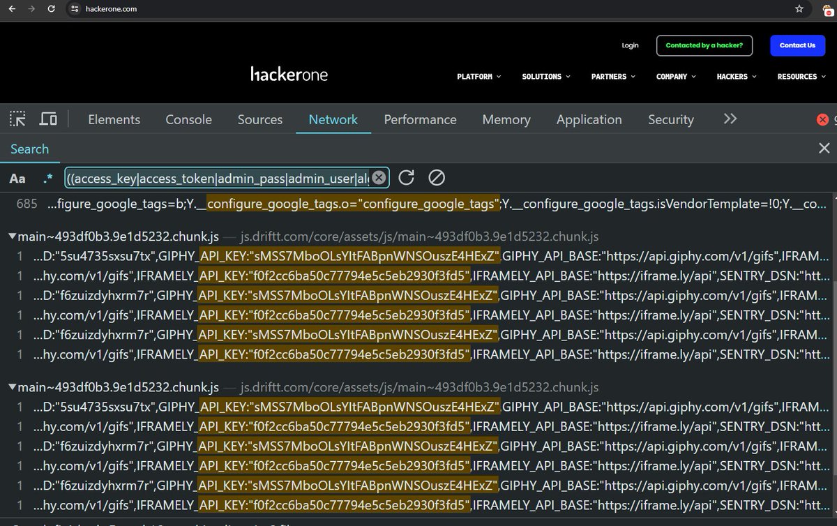 Find Leaked Credentials Using Google Chrome dev Tools github.com/h4x0r-dz/Leake… Credit:@h4x0r_dz #bugbountytips #bugbounty