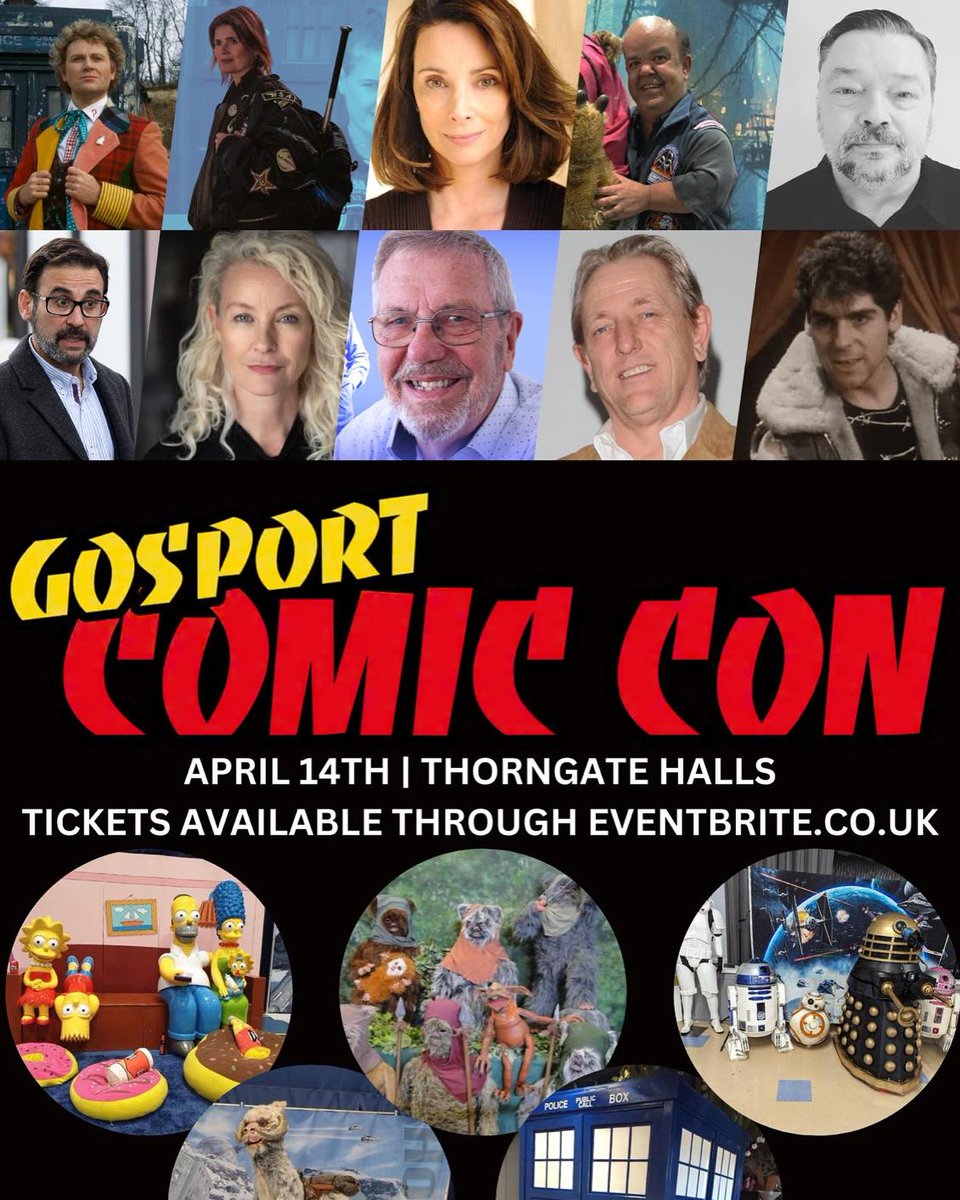 On April 14th @VanguardComics will host an epic line-up of #legends from #TheBill & #DoctorWho at #GosportComicCon ➕ Edward Kellett will be signing copies of #ReachingAVerdict & interviewing the Sun Hill heroes! Grab your tickets for an awesome day! eventbrite.co.uk/e/gosport-comi… 🚔📘