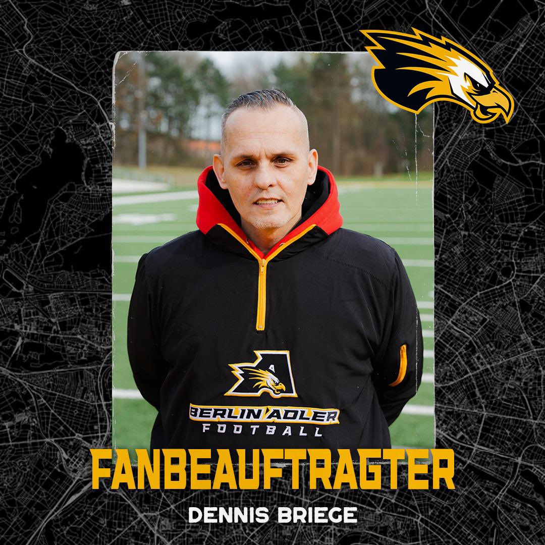 Ein großes Dankeschön an Dennis Briege für seine fortwährende Unterstützung und seinen Einsatz für die Berlin Adler! Wir sind dankbar, dass du auch weiterhin als Fanbeauftragter tätig bist und ein wichtiger Teil unserer Adler-Familie bleibst.💛