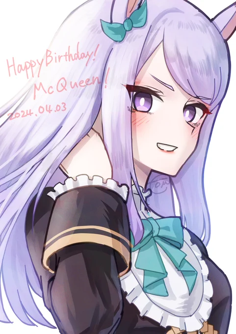 マックイーン誕生日おめでとう!!#ウマ娘#メジロマックイーン生誕祭2024 