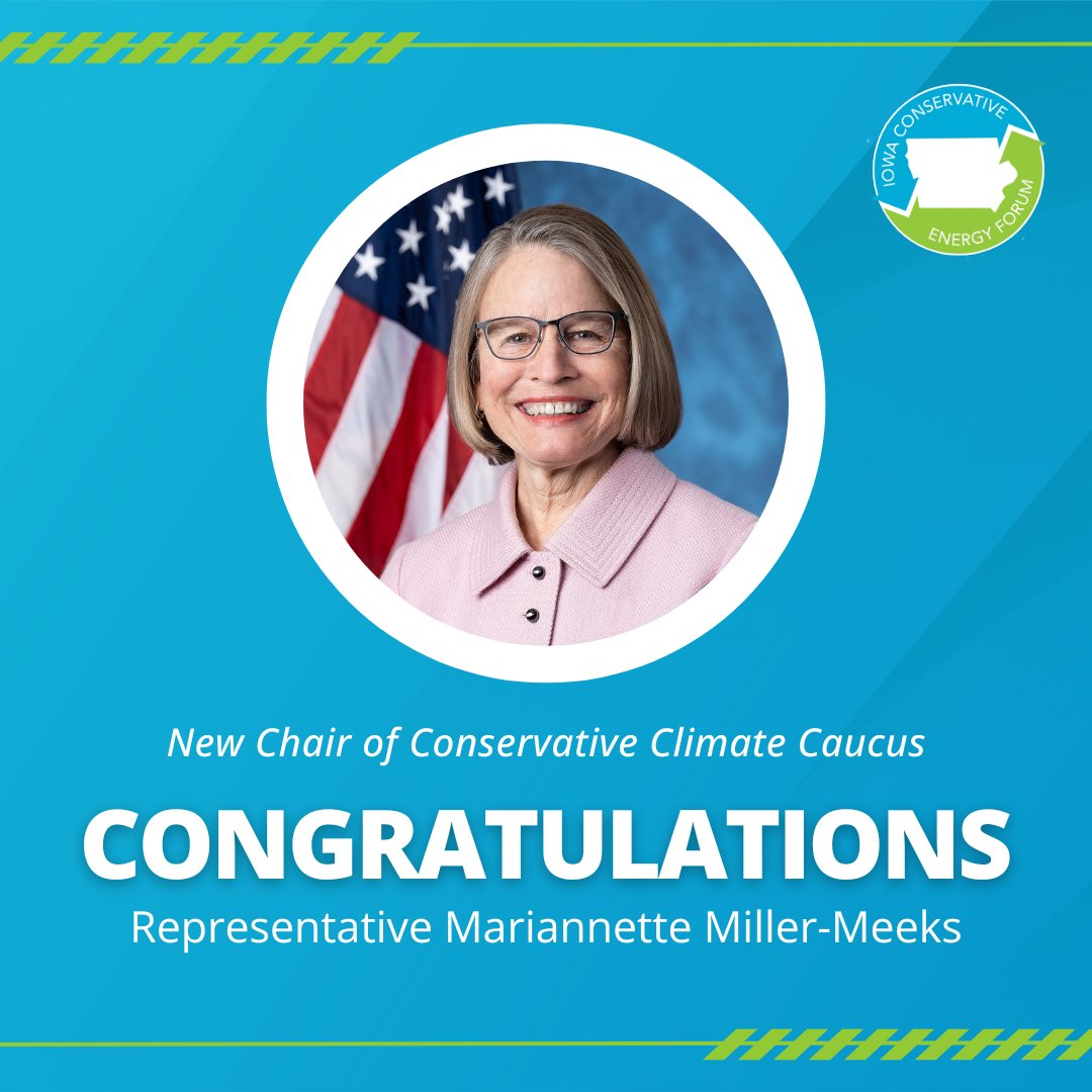 Congratulations to @RepMMM on being named the new chair of The House Conservative Climate Caucus. We appreciate your leadership on clean energy initiatives. Learn more at: advancedbiofuelsusa.info/iowa-republica…