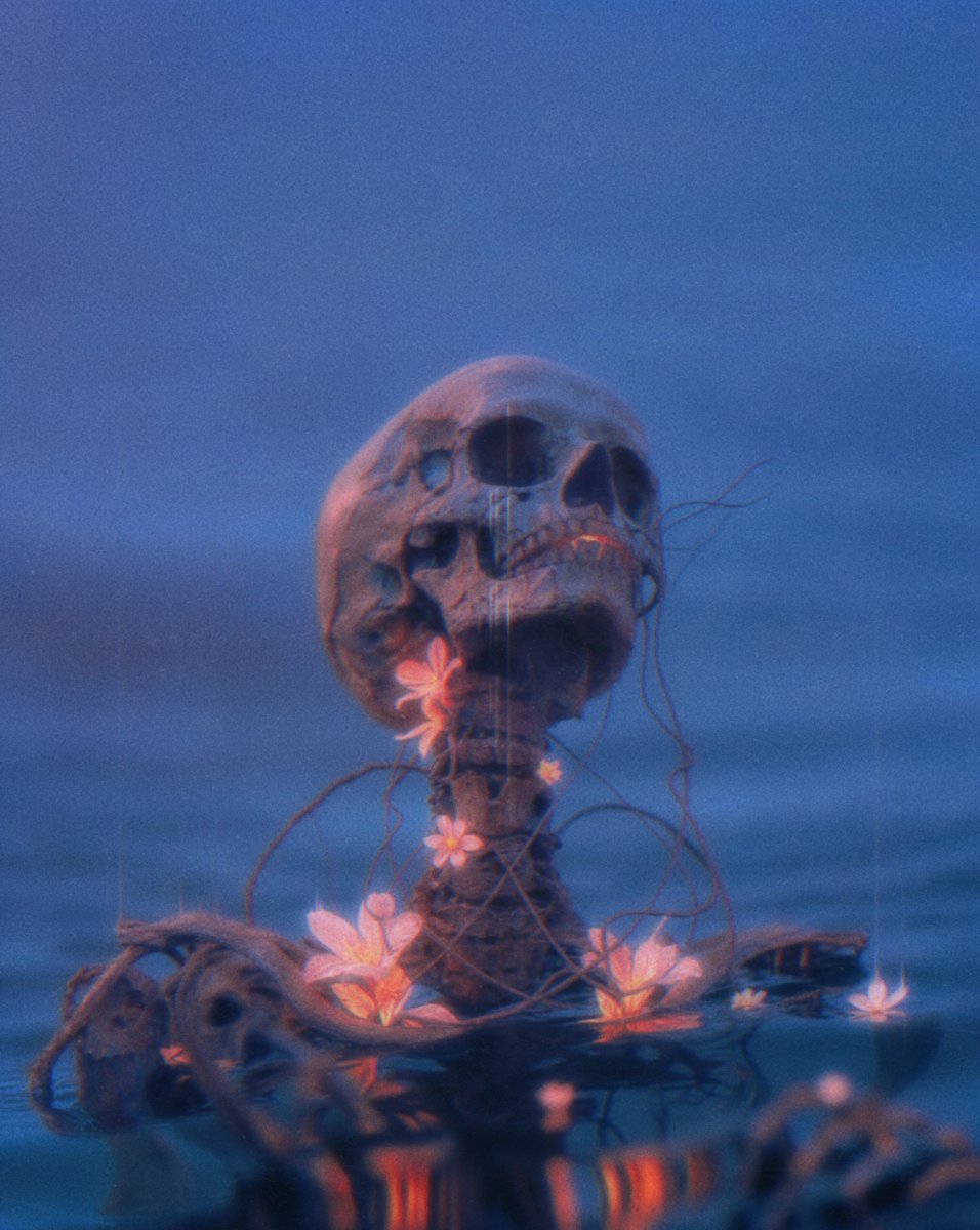 This piece is a tribute to the incredible work of Alejandro Castellanos.

Imagine drifting through an endless ocean, the only companion a bouquet of vibrant flowers. This artwork captures a feeling of being lost, adrift in a vast unknown.
.
.
#3dart #digitalart #art #artist