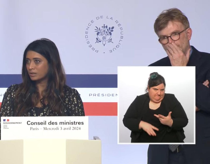 🔴 Le pouvoir ne veut plus voir les journalistes.
Aujourd’hui, pour la 2nd fois consécutive, l’Elysée n’a pas filmé les journalistes posant des questions à la porte-parole du gouvernement. La caméra reste désormais figée sur la ministre.

Pourquoi ? Aucune explication ne nous a