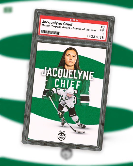 🏆 Rookie of the Year 🏆 The Rookie of the Year award this season goes to Jacquelyne Chief. Jack showed continued improvement throughout the season and put up four points from the blue line. She also finished her rookie season with a +/- of +4.