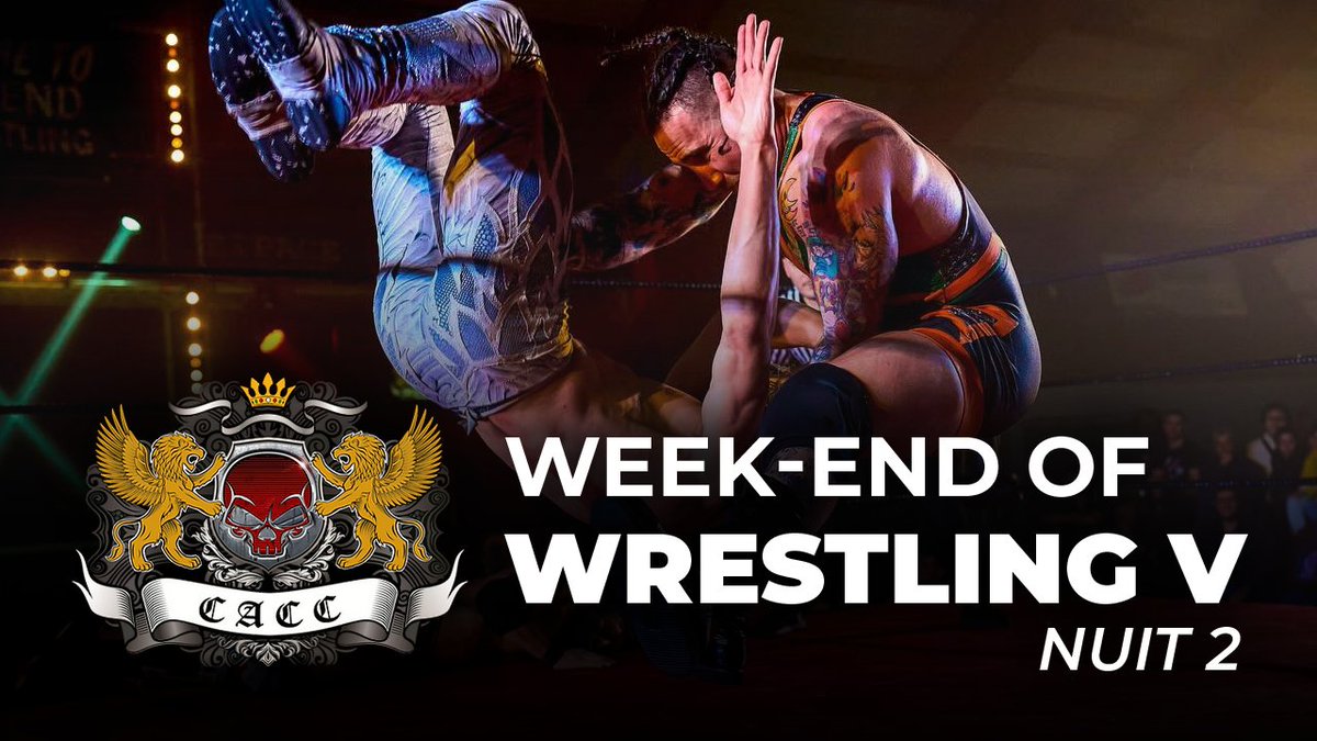 Vous avez été nombreux au premier rendez-vous, je compte sur vous pour être nombreux pour la nuit 2 de @CACC59500 Week-end of Wrestling V, à partir de 20h en première diffusion ce vendredi. youtu.be/YeIOk1g7GPs?si… @EnzoCWS @_DFWrestling_