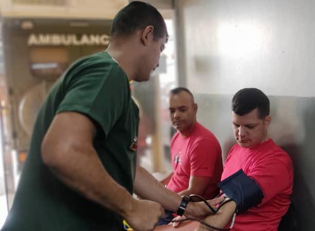 #03Abr// Durante nuestro tercer día de Control Médico Anual que estamos realizando en la <a href="/BAGFM_AMB1/">BAGFM</a> recibimos al personal militar del Grupo Aéreo Presidencial N° 4, para garantizarles la evaluación respectiva que les permitirá verificar su condición de salud.