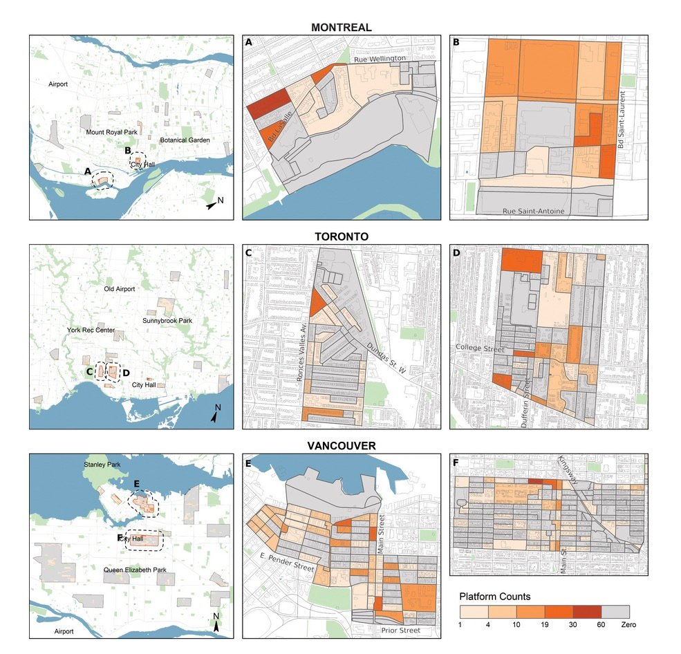 New paper out in Annals of @theAAG w/ @atepoorthuis & Anirudh Govind: Platform Urbanism and “Splintering Amenitization”: An Analysis of Canadian Cities tandfonline.com/doi/full/10.10… 🧵:
