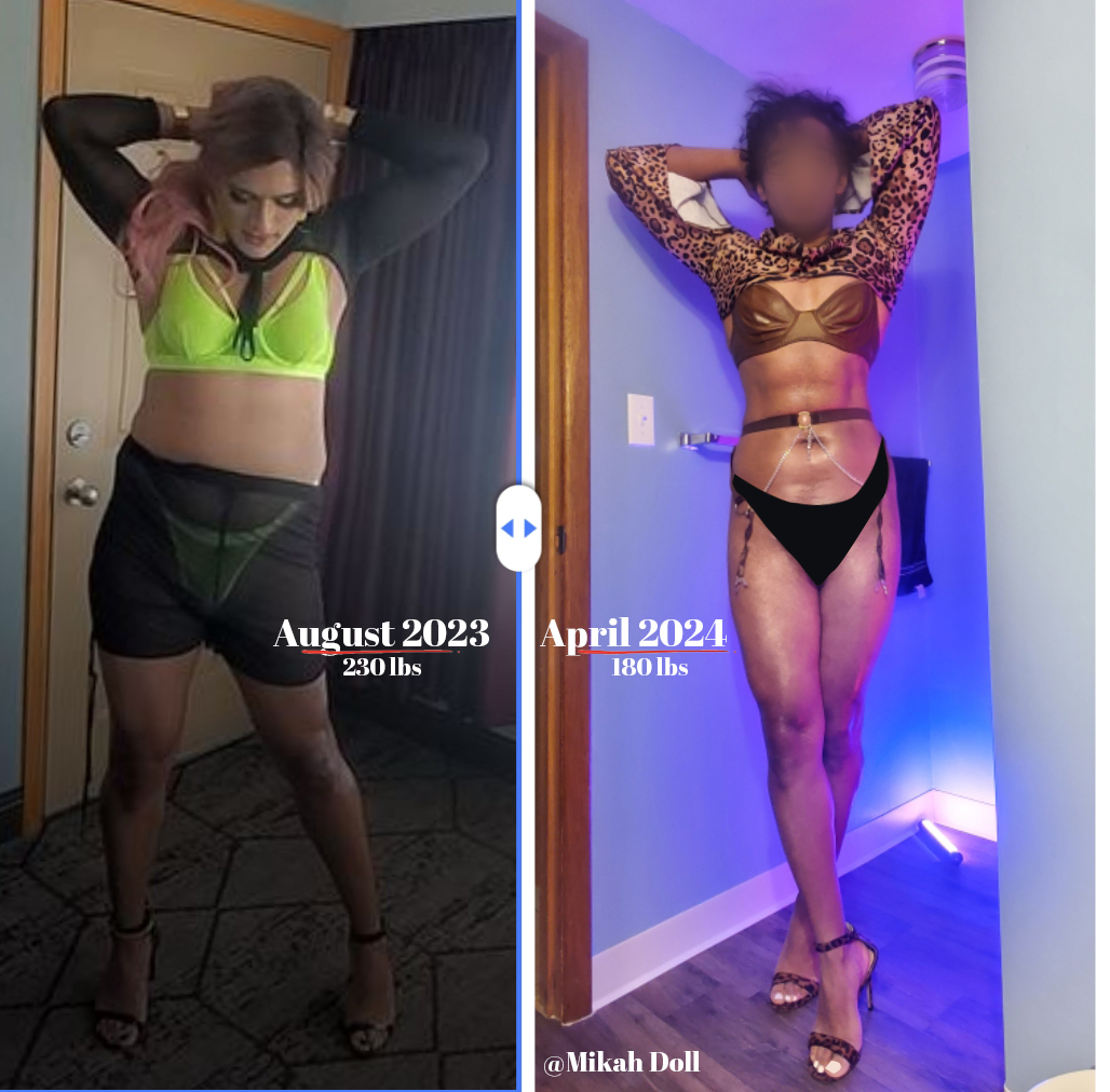 9 months of focus and losing 50+ pounds: Here's 15 of my best tips (especially if you are an aspiring #sissy crossdresser) (#1 + #2 are far and away the most important). 1. You do not need to starve yourself 2. But you also can't eat without tracking foods.