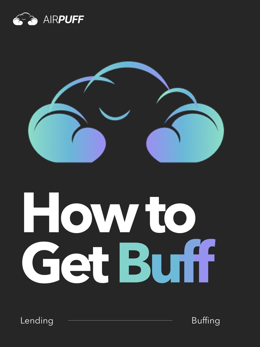 🧵Step-by-Step Tutorial on How to Get Buff with @Airpuff_io The thread comes with Alpha on the Best Strategies to Farm as well as the Risks (Get Buff refers to Leverage Points Farming on Top LRTs — We allow you to farm on Arbitrum, super cheap gas)