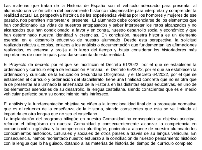 FiQuiPedia's tweet photo. Esto es @educacmadrid
2024: "enseñanza de la Historia, siendo conscientes que esta se ve limitada al impartirla en otra lengua que no sea el castellano."
https://t.co/dHnyTstNgI
2018: "Impartir ... sociales en inglés no reduce el nivel de conocimientos"
https://t.co/5qDBEEyIxi https://t.co/Cg8YJxtIJB