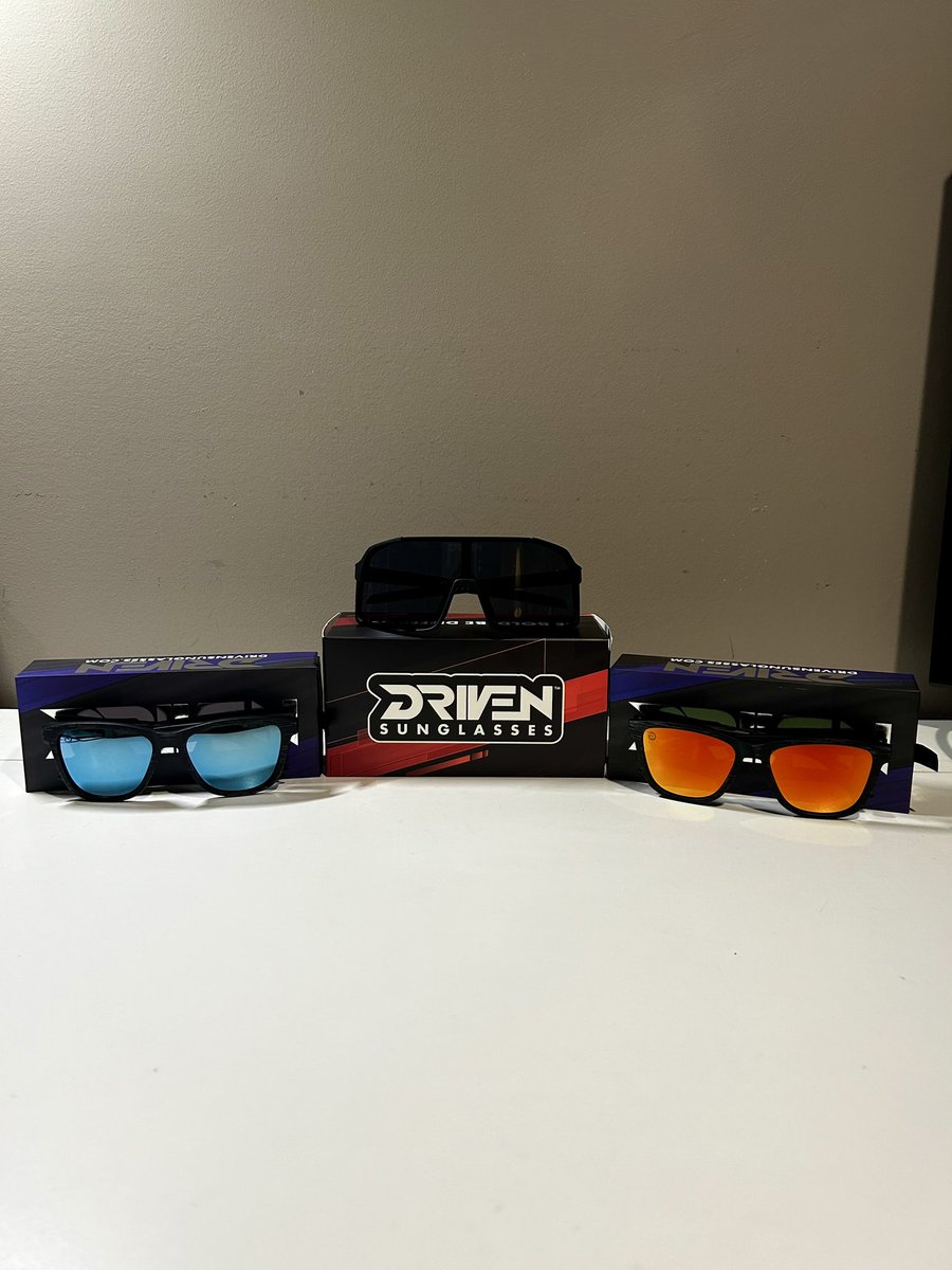 Just got these in the mail from @DrivenSun! 😎 Can’t wait to wear these on the course and at the track this year! drivensunglasses.com Promo Code: FS20 at checkout for 20% off!