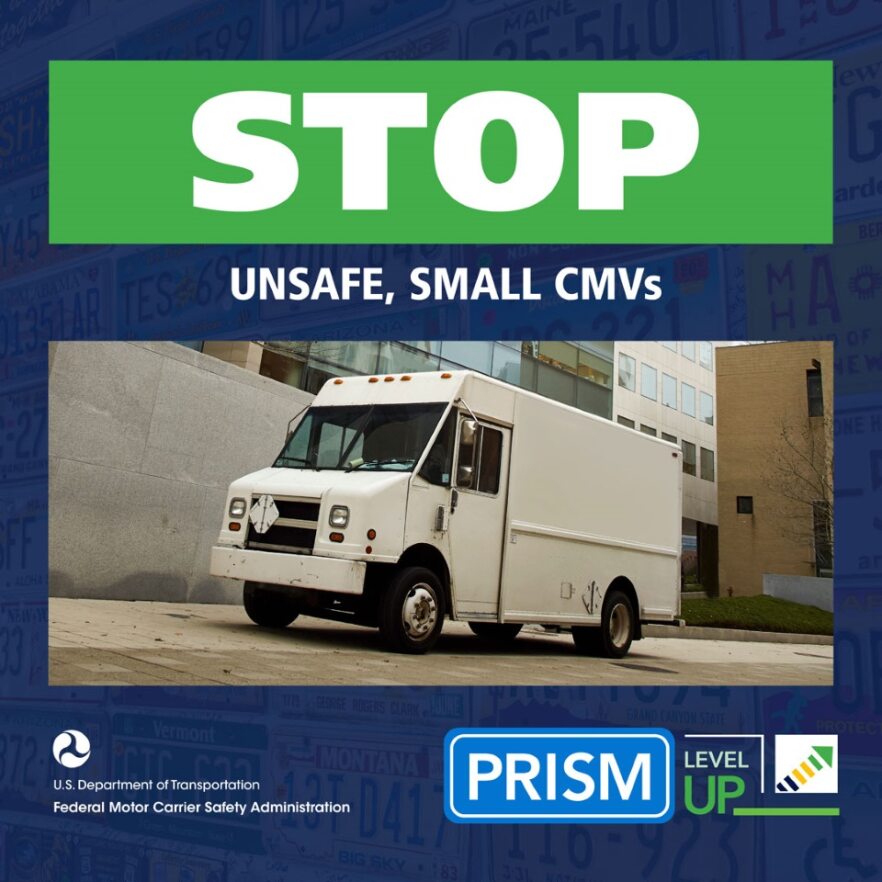 Leveling up to Expanded PRISM can help states keep unsafe small commercial motor vehicles off the road - 25% of fatal CMV crashes involve smaller weighted vehicles (10,001-26,000lbs), like delivery vans and trucks. Read more about Expanded PRISM: fmcsa.medium.com/fmcsas-expande….