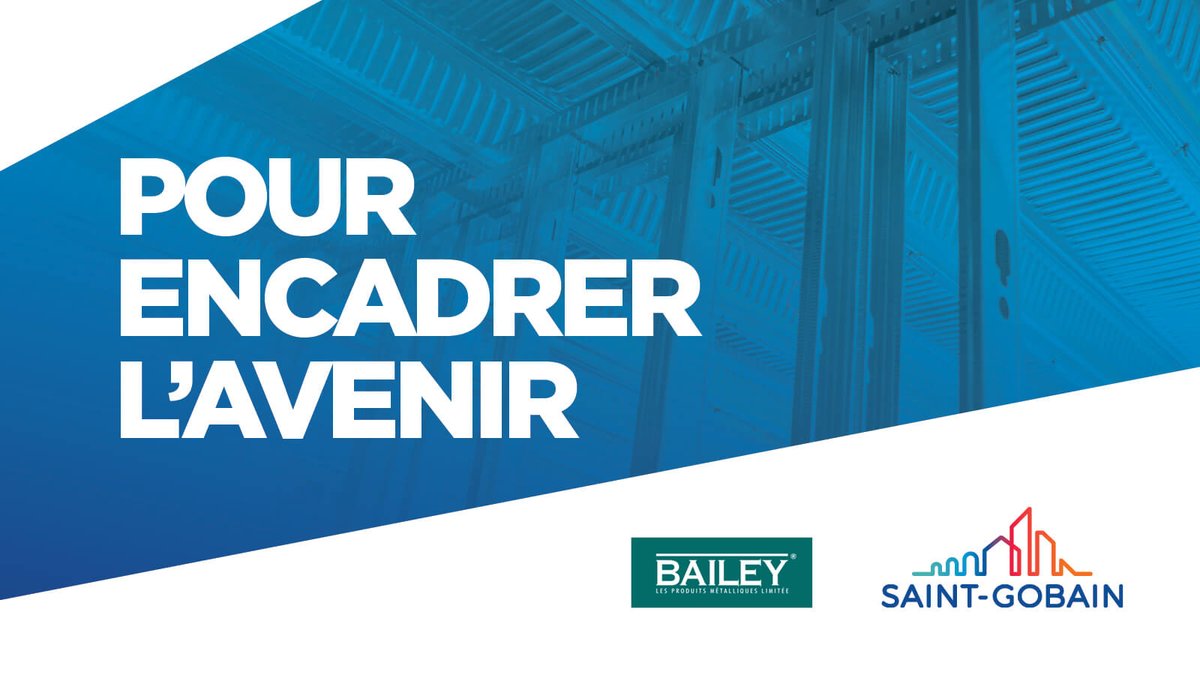 Aujourd’hui, nous avons annoncé notre intention d’acquérir le groupe de sociétés Bailey. Grâce à Bailey et aux entreprises que nous avons acquises récemment, Saint-Gobain élargira sa présence au Canada! 🔗 bit.ly/3JoDtcx