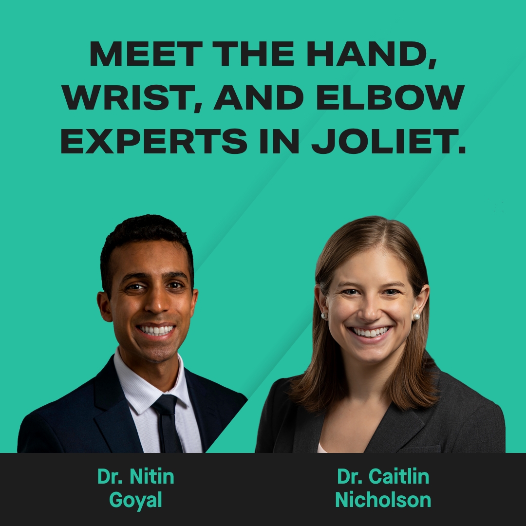 Meet Joliet’s hand, wrist, and elbow experts at this FREE seminar on April 24th. Get clear advice and learn about the latest treatments that can help you live pain-free. Sign up: bit.ly/3PPYrEK