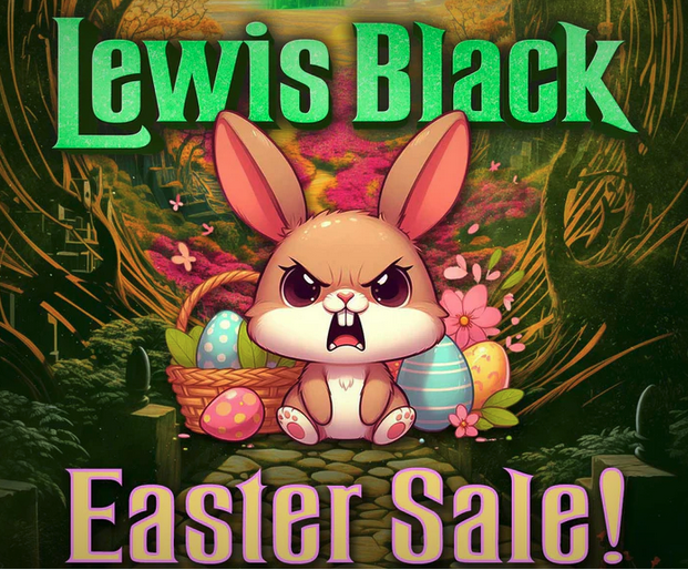 👉 lewisblack.com/collections Hop over to the Black Market as our Easter Sale continues! Get 20% off select items & free magnets if your order is over $50*. Sale ends Apr 5! 🐰Free shipping in the U.S. 🐰Net proceeds to charity *Excluding Fan Club tix, Mbrships & Int'l Shipping