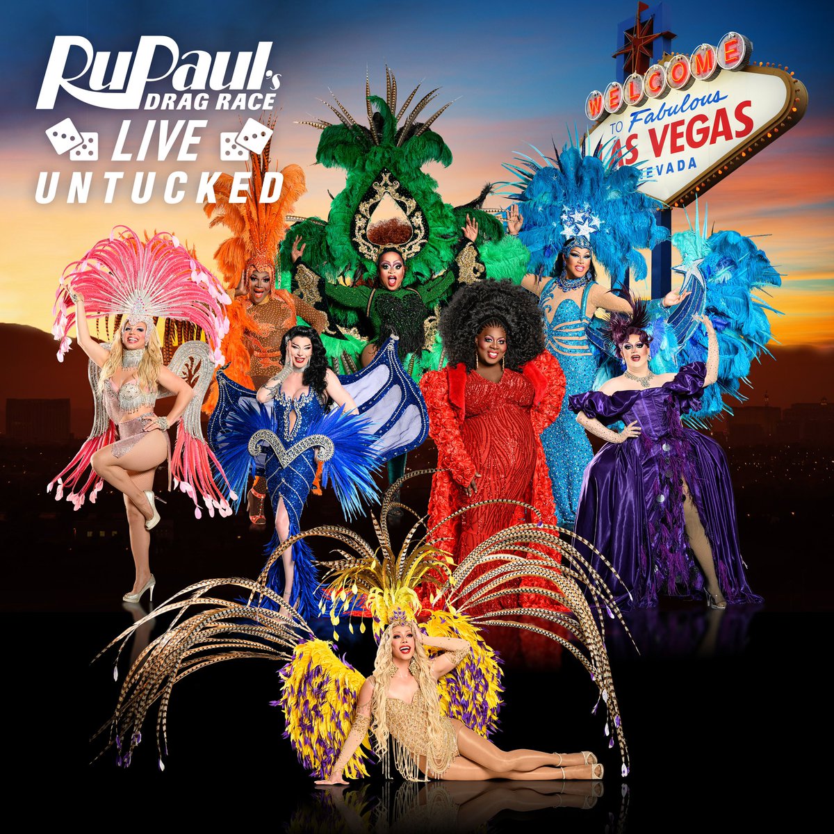 AlexisMateo79's tweet photo. Welcome to Vegas, baby! 🎲 Our new series @rupaulsdragracelive: UNTUCKED captures what really happens behind the curtain of the hottest show on the Las Vegas Strip 👠 You don't want to miss out! Premieres April 17 only on @wowpresentsplus ￼ https://t.co/S4onEVE3bG