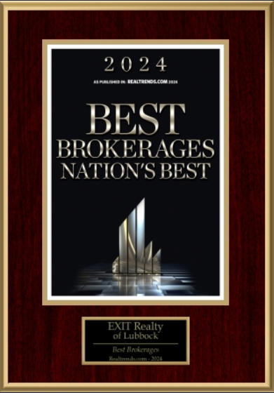 EXIT Realty of Lubbock was recognized as one of the Nation's Best Brokerages for 2024 by Real Trends magazine.

#EXITRealtyofLubbock #RealTrendsMagazine #BestBrokerage #LovEXIT #JoinEXIT