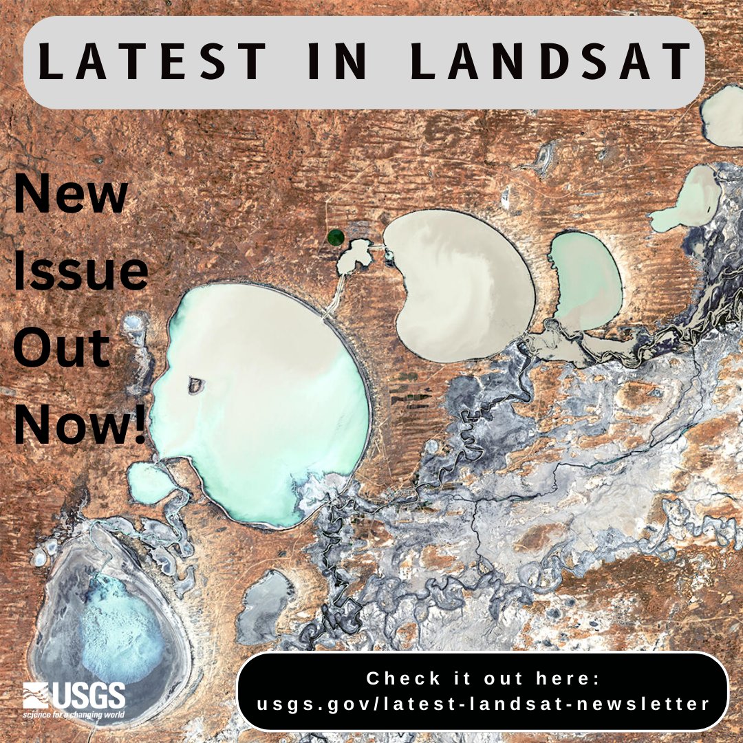 Just posted – a new Latest in #Landsat! March was a busy month with a new Landsat Next factsheet posted and a partnership intention! Landsat Cal/Val published a new report too. Check out the latest issue here: ow.ly/5MoY50R70sJ.