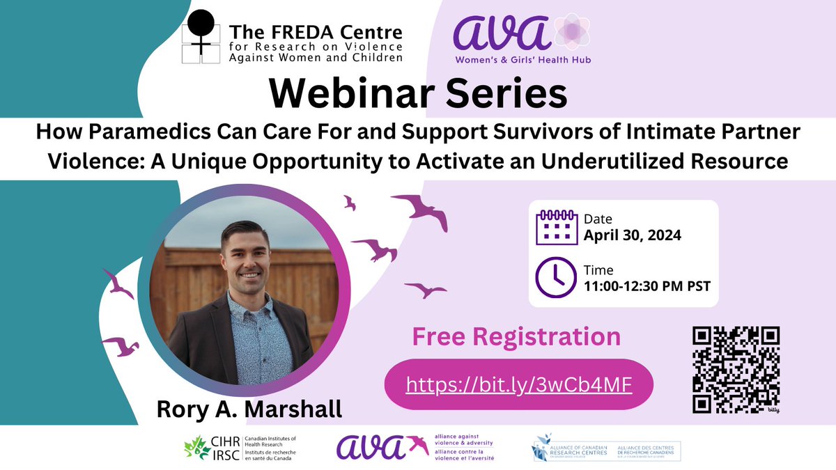 📢 Join Us on April 30th for the Next AVA Webinar, Co-Hosted by the FREDA Centre for Research on Violence Against Women and Children! Learn more here: avatraining.ca/2024/03/29/joi…