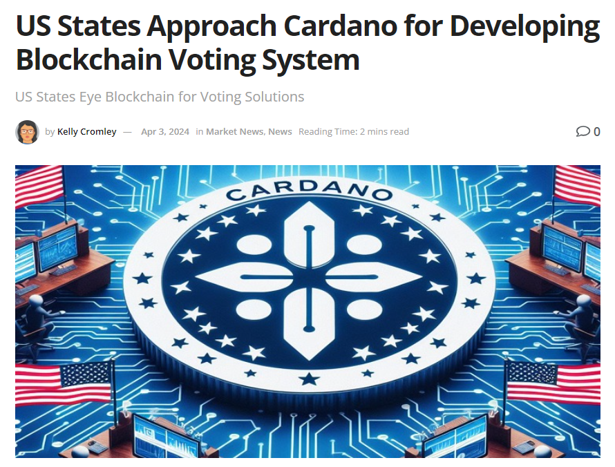 JaromirTesar's tweet photo. Several US states contacted the Cardano Foundation asking for help to build a transparent and secure voting system. Some "big" media did not report on it at all.

Could it be that the media is deliberately ignoring this news because it concerns #Cardano?