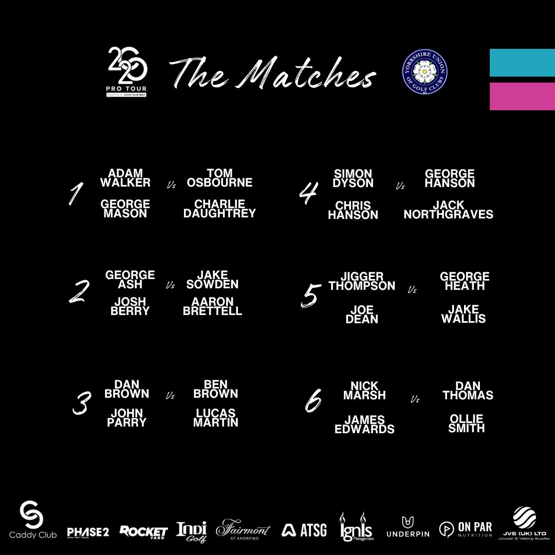 The match between the 2020 PGA Tour & the YUGC tees off at Ganton GC on Monday 8th April from 12.45. Spectators are welcome. There will be some great golf to watch. #2020protour #golf #yorkshire