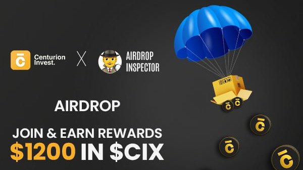 New airdrop: Centurion Invest (CIX) Total Reward: $1,200 worth of CIX Rate: ⭐️⭐️⭐️⭐️ Winners: 200 Random & Top 20 Distribution: 30th April Bot Airdrop Link: t.me/CenturionCIX_b… #Airdrop #Airdrops #Airdropinspector #CryptoExchange #CenturionInvest #CIX #CEX #Trading…