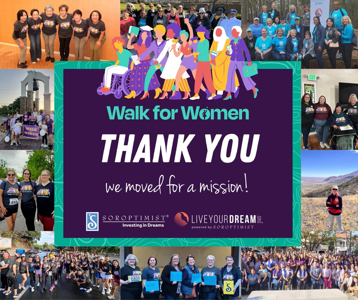 THANK YOU for your support during our Walk for Women event 💖 Your dedication to empowering women and girls echoes beyond the month of March. We appreciate all of our supporters and clubs who participated! 👟 #lydwalkforwomen
