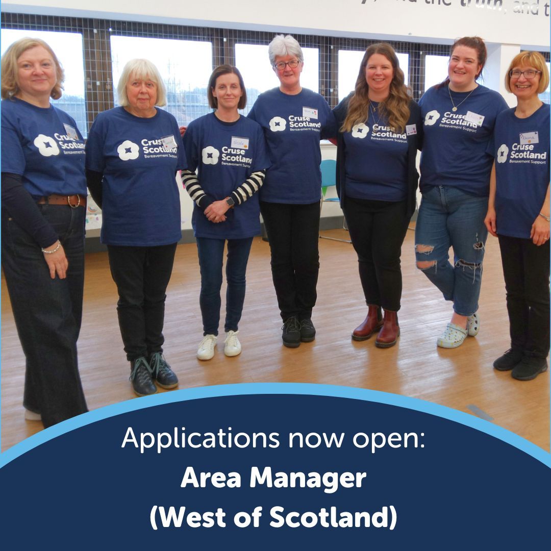 Join our team! We're currently recruiting for a new Area Manager for West of Scotland. Part time: 21 hours per week (Hybrid) Find out more and apply here: buff.ly/4akLlrh Thank you and good luck. Deadline for applications is 12 noon on Friday 12 April