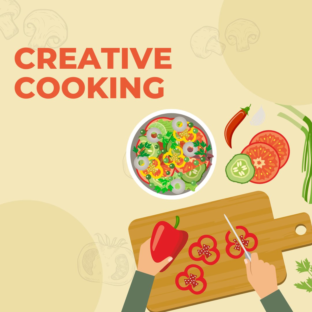 Food Waste Prevention Week Tip #2: CREATIVE COOKING Whether you know what you’re doing or just starting out, experimenting with flavors and ingredients opens up a world of possibilities. Turn leftovers into new meals and transform pantry staples into culinary delights!