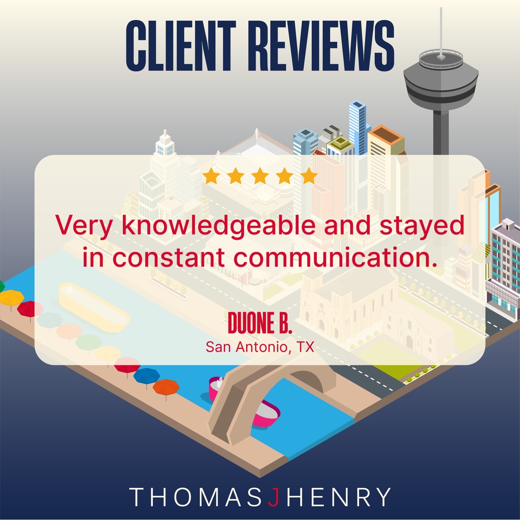 We're honored to receive this 5-star review from our valued client Duone. Your satisfaction is our priority, and this testimonial speaks volumes about the quality service and results we aim for. See more client stories, testimonials, and reviews: thomasjhenrylaw.com/client-testimo…