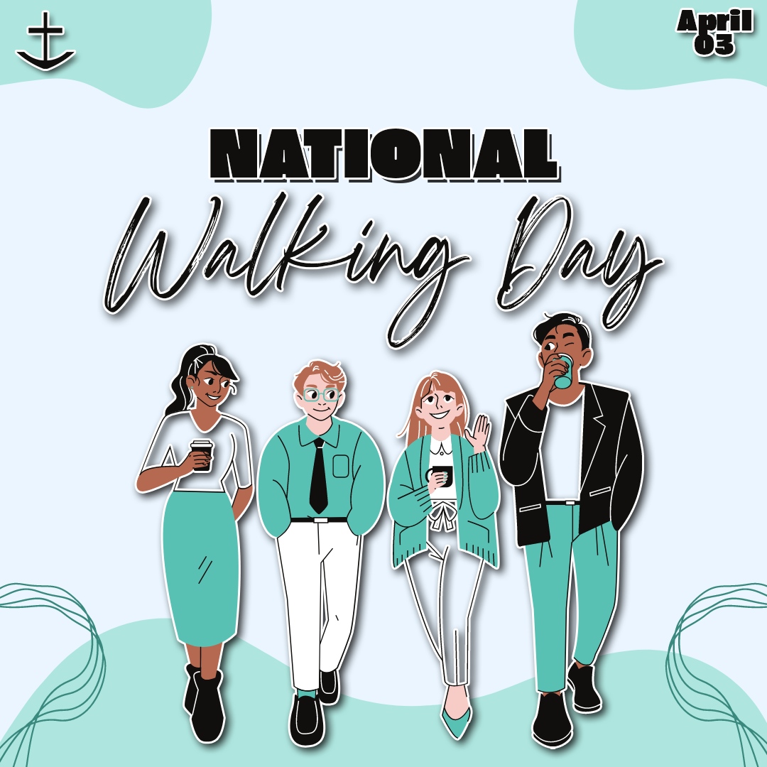 Step into National Walking Day! 🚶‍♂️🌳 Lace up those shoes, hit the pavement, and celebrate the joy of walking. Whether it's a leisurely stroll or a brisk hike, every step counts towards a healthier you. Let's stride towards wellness together!

#NationalWalkingDay #StepIntoHealth