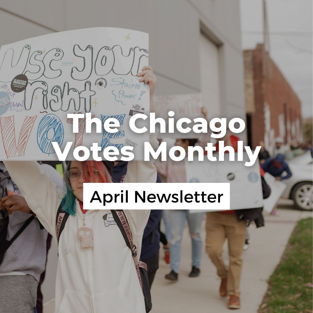April's newsletter is out! What's inside? A recap of our work during the primary election, updates on programming and upcoming events, and more (: 📰 chicagovotes.com/chicago-votes-…