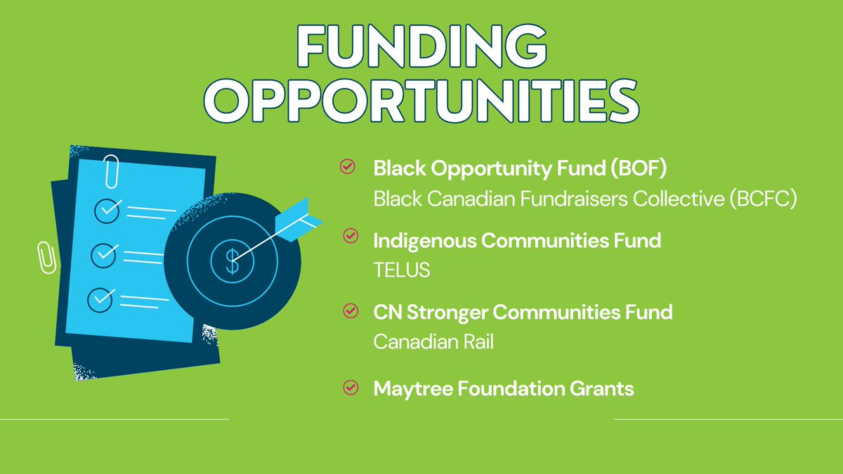 Discover amazing funding possibilities for nonprofits and charities! Whether it's through community funds or grants, tap into your organization's potential today! Stay updated on funding opportunities by subscribing to our newsletter: theonn.ca/subscribe/