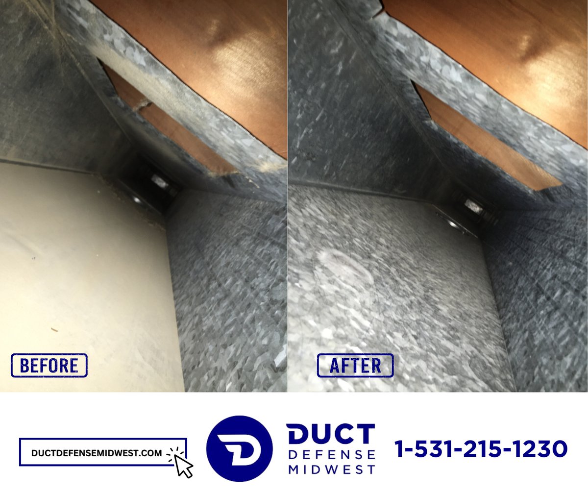Another satisfying duct cleaning service today! Just look at the difference.  #cleaningservice #today #difference #ductcleaning