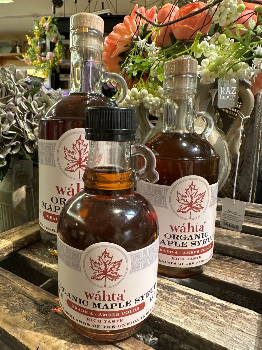 The Oneida Indian Nation’s Wáhta̲ʼ Maple Farm has increased the production of its premium maple syrup by 35% this year. Also, Wáhta̲ʼ Maple Farm’s premium syrup is now certified organic by NOFA-NY Certified Organic, LLC. 🍁 Read more: bit.ly/4cKwN5C