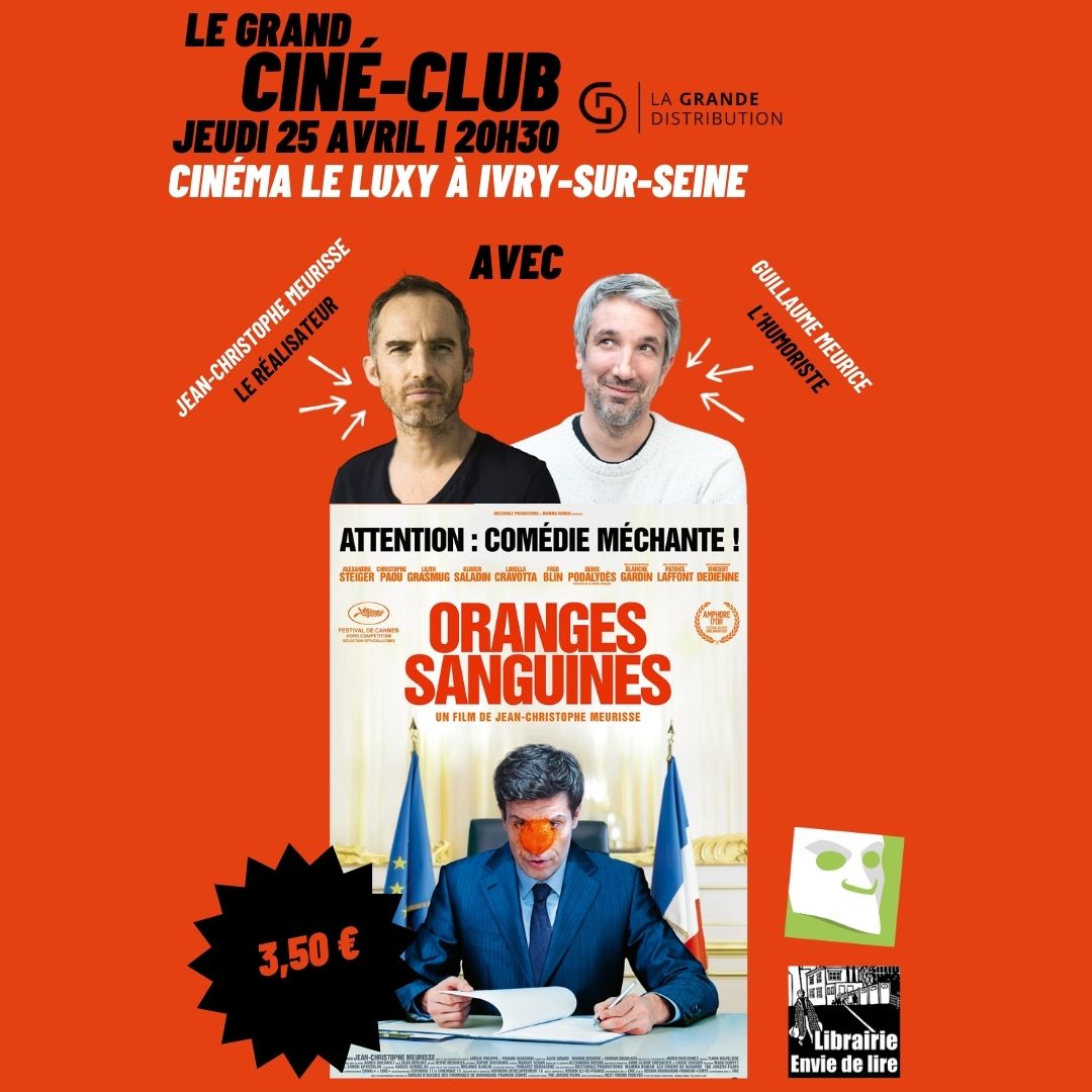 Une comédie méchante en présence de gens gentils ! Vous venez ? Avec Jean-Christophe Meurisse et @Gmeurice en partenariat avec @Mondi_Alisation et la librairie Envie de Lire.