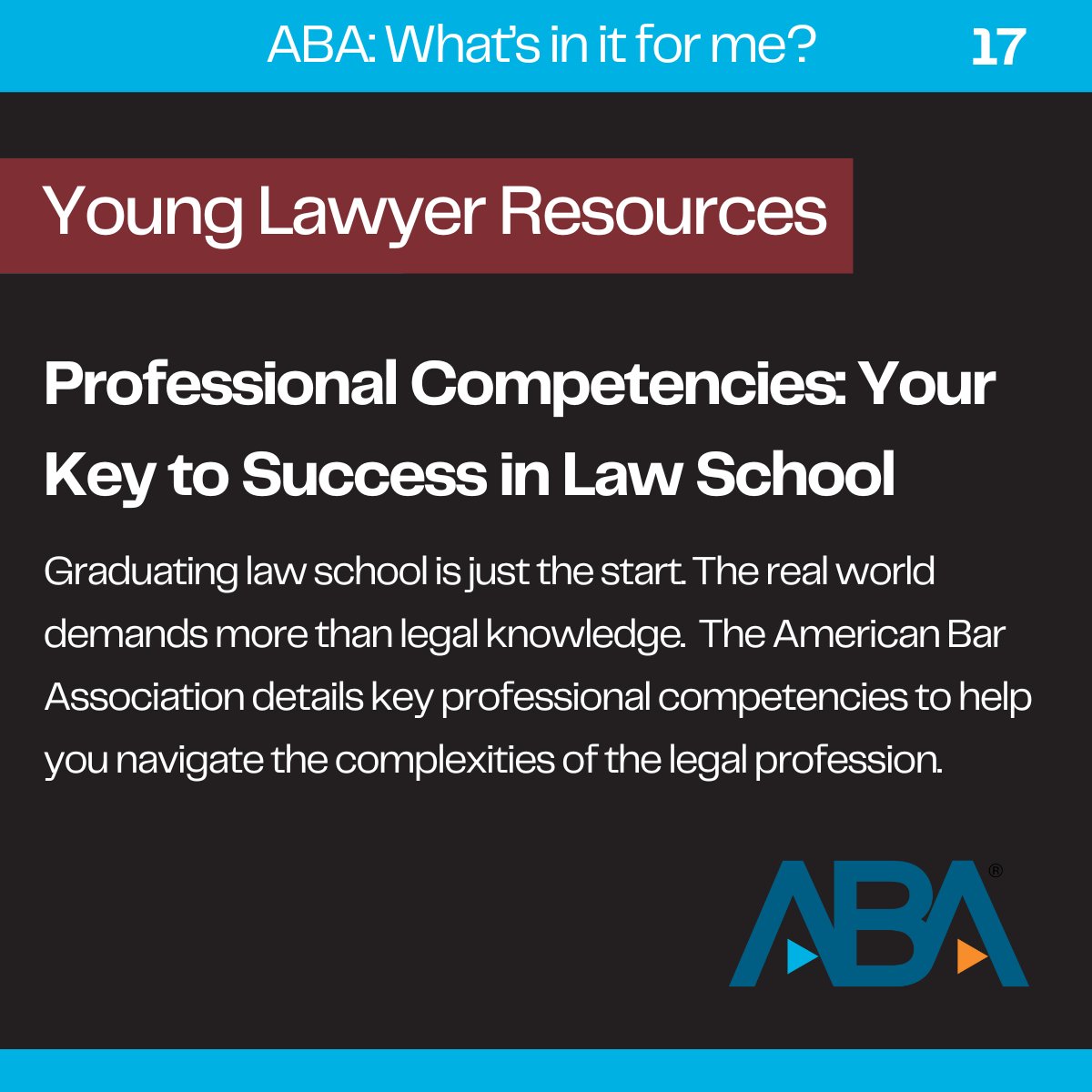 Michelle Behnke (@abapres_elect) on Twitter photo Graduating law school is just the start. The real world demands more than legal knowledge. Here are the <a href="/ABAesq/">American Bar Association</a>’s key competencies: Professionalism, Organization, Effective Communication, Genuine Networking, and Career Advancement. Read more details here: bit.ly/4aguJka Graduating law school is just the start. The real world demands more than legal knowledge. Here are the <a href="/ABAesq/">American Bar Association</a>’s key competencies: Professionalism, Organization, Effective Communication, Genuine Networking, and Career Advancement. Read more details here: bit.ly/4aguJka