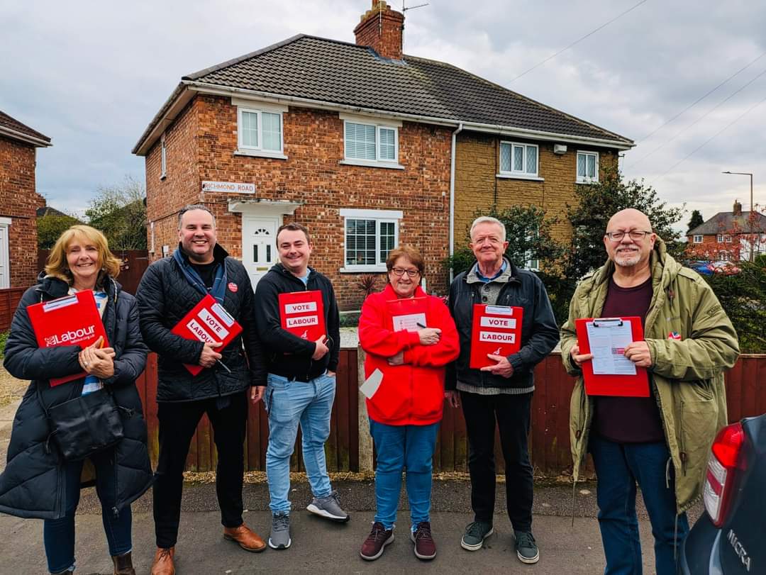 On the #labourdoorstep in Moorends yesterday Good response from local residents on their support for Labour in a General Election for our Parliamentary Candidate Lee Pitcher Promoted by Duncan Anderson on behalf of Lee Pitcher both at 6 Westfield Villas Doncaster DN76QA