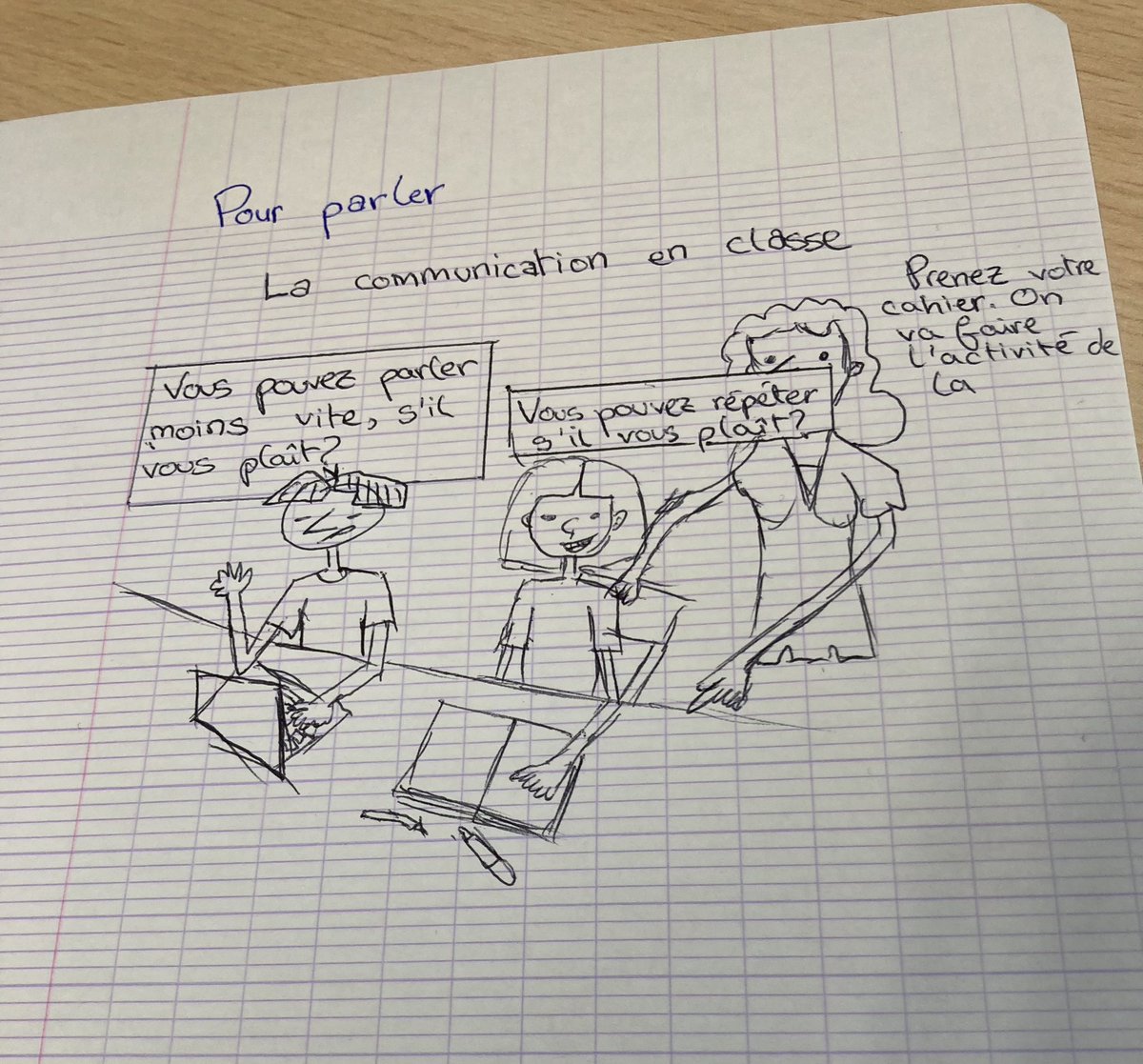 Bel accueil dans cet #UPE2A à #Bordeaux 👍 😊Trop sympa de voir fonctionner « Avec vous… accueillir les élèves #allophones de la #6eme à la #3eme » de @editions_didier En version numérique 💻 #FLSco #FLS #Sketchnoting #CDI #ProfDoc #CASNAV 😉@VandaHoubre @barbararich86