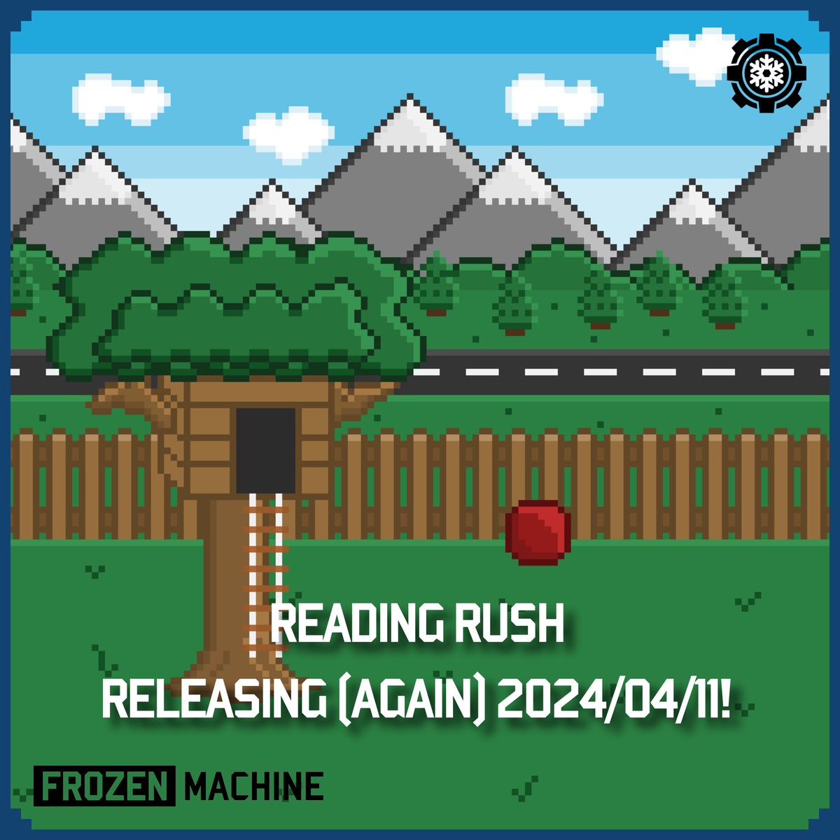 FrozenMachine's tweet photo. Our games are coming back to your favourite app store, starting with Reading Rush releasing (again) in April 11th, 2024!
You can watch the original release trailer here https://t.co/DhSYHsuUXP
#gamedev #indiedev #readingrush #yeg #edutaiment #MobileGames #pixelart https://t.co/xtwLZEhdeU