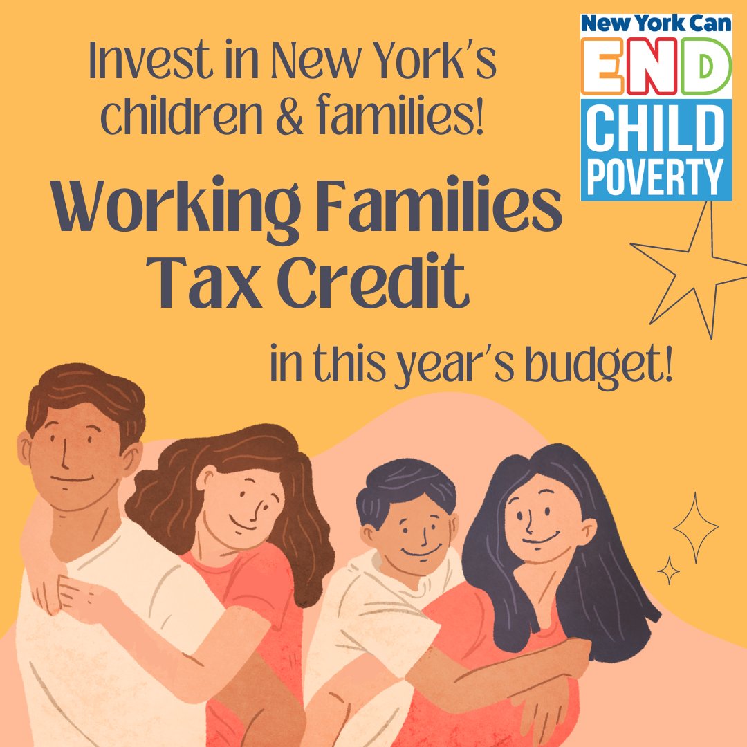 New York families need relief. Meaningful, refundable tax credits for families can provide that relief, enabling families to meet immediate needs, like food, and deliver long-term benefits. #NYWFTC #GiveNYFamiliesCredit