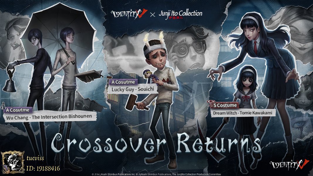 I'm playing Identity V. Fancy a game? Agora voltar com o crossover de bungo stray dogs nada 😔